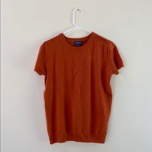 Modcloth Charter School Short Sleeve Sweater